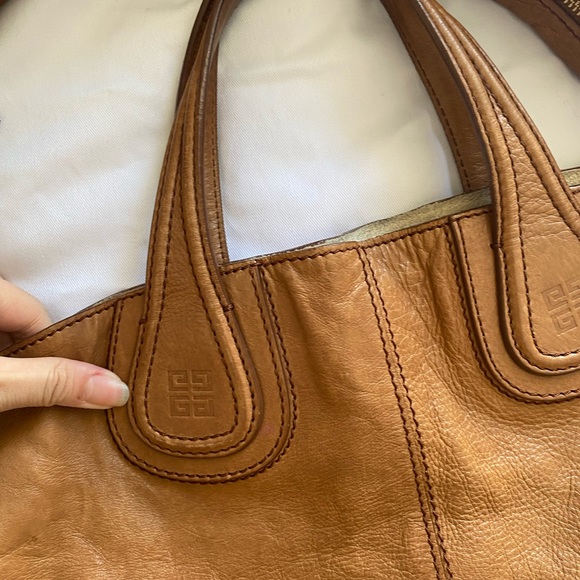 Givenchy nightingale brown leather authentic designer’s bag - Large tote - Picture 3 of 6